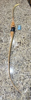 Fred Bear Archery Vintage 1962 Cub Recurve 60 inch 34 pounds LH - Image 1 of 4