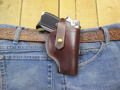 Funda de cuero para Smith & Wesson modelo 669 9MM semiautomática hecha a mano derecha  Foto 1 de 4