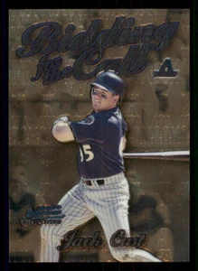 2000 Bowman Chrome Bidding for the Call #BC9 Jack Cust - Picture 1 of 2