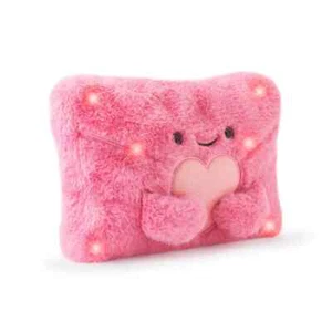 FAO Schwarz Valentines Glow Brights Plush Love Letter with sound and lights - Picture 1 of 5