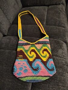 Woven Mayan Crossbody Bag