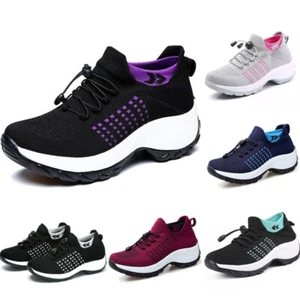 Women Men Stretch Cushion Sneakers Orthopedic Diabetic Running Walking Shoes - Picture 1 of 16
