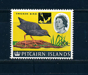 PITCAIRN ISLANDS 1967 DEFINITIVES SG77 20c on 1s. (BIRD)  MNH