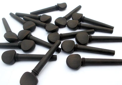 50 pcs Natural Ebony OUD Pegs Swiss Model A quality Rod masurment 55/9/7 mm - Image 1 of 3