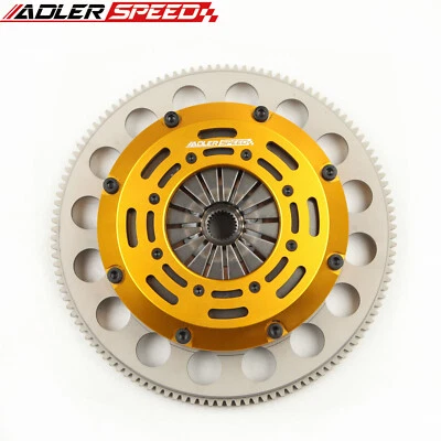 Racing Twin Disc Clutch Kit For 1989-1999 NISSAN 240SX KA24E & KA24DE Medium WT - Image 1 of 4