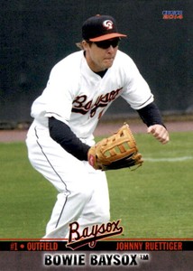 2014 Bowie Baysox Choice #25 Johnny Ruettiger Joliet Illinois IL Baseball Card