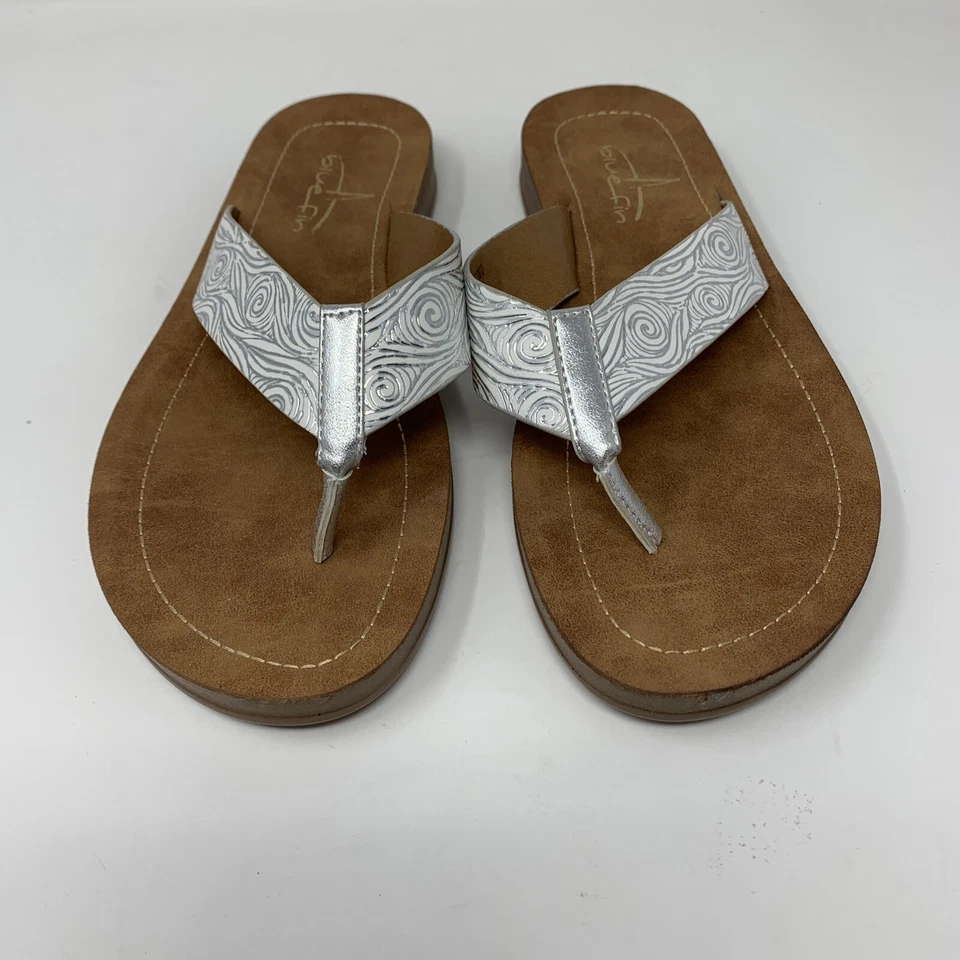 Blue Fin Womens Lori Flip-Flop Thong Sandals US Size 7 - Image 1 of 4