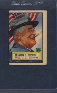 1952 Topps Look 'n See #001 Franklin D. Roosevelt VG *2 - Picture 1 of 1