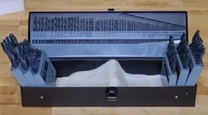 115 PC High Speed Steel Drill Bits Set With Drill Index - Picture 1 of 3