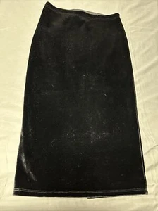 LEITH XS Skirt Black Velvet - Picture 1 of 7