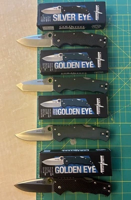 Cold Steel Demko designed Golden Eye Knives set of 4 - Image 1 of 4