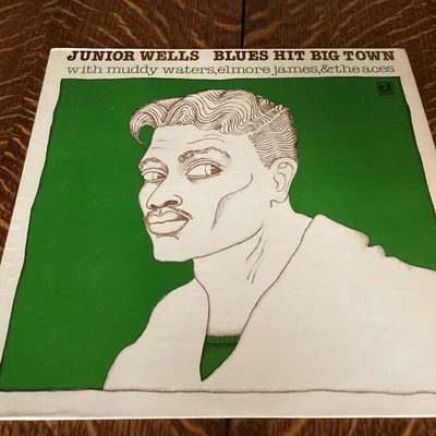 Junior Wells Blues Hit Big Town Lp…Muddy And His Band Helping Out. Foto 1 de 4