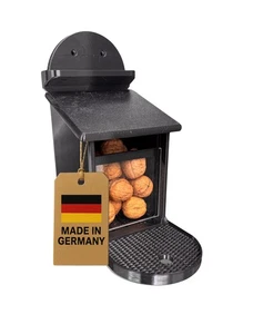 Eichhörnchen Futterbox | Eichhörnchen Futterstation - Farbe: Schwarz  - Bild 1 von 1