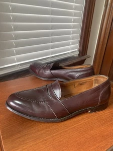 ZAPATOS MOCASINES ALDEN X BROOKS BROTHERS 11.5D BORGOÑA CORREA COMPLETA PENIQUE 11.5 D - Imagen 1 de 24