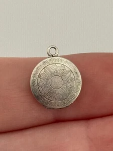 Kleiner kompakter Vintage Sterlingsilber Miniatur Charm - Bild 1 von 10