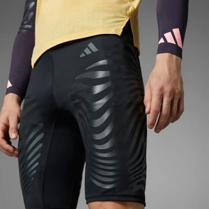 Adidas Adizero Aeroready RHEON Control Running Racing Tights NWT Large - Picture 1 of 12