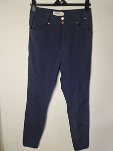 Acai Curve Casual Stroll Pants 36R/UK 18 Navy - Picture 1 of 5