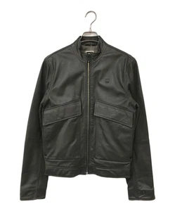 G-STAR RAW LOCKSTART LEATHER JKT/Rockstar Leisure Jacket Size: S Men Gray - Picture 1 of 10