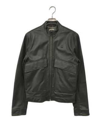 G-STAR RAW LOCKSTART LEATHER JKT/Rockstar Leisure Jacket Size: S Men Gray - Image 1 of 4