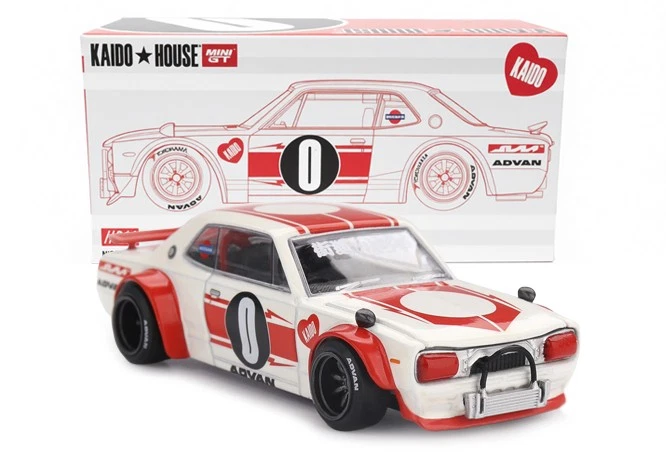 Mini GT 1/64 NISSAN SKYLINE GT-R (KPGC10) KAIDO WORKS V2 1969 - KHMG211 - Image 1 of 4