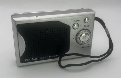 Miniatur Taschenformat Batterie FM Auto Scan Radio Vintage - Bild 1 von 3