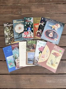 12 Vintage Tole Painting Books Christmas & Folk Art with Patterns & Instruction - Picture 1 of 16
