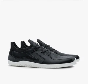 Vivobarefoot Primus Asana III Mens Size 12.5 Barefoot Sneakers Leather Obsidia - Picture 1 of 5