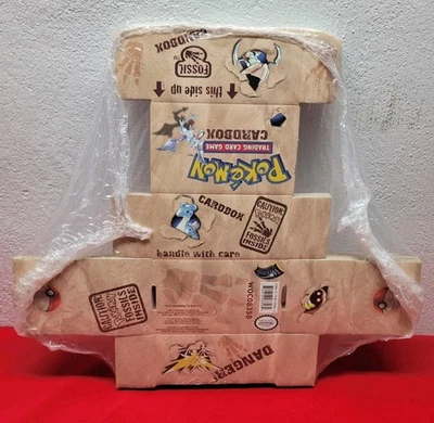 (12) Factory Sealed Pokemon FOSSIL Deck storage box Unused Original From 1999 - Image 1 of 4