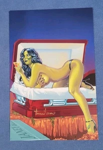 ZOMBIE TRAMP Comic KUNSTDRUCK SIGNIERT VON Andrew Herman 8,5 x 5,5 Zoll - Bild 1 von 4