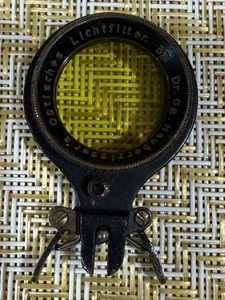 Filtro óptico de luz. 3X Dr. GB. Filtro clipon cámara robot raro de Hauberrisser - Imagen 1 de 6
