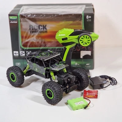 Amewi Conqueror Rc Crawler 1:18 4WD RTR Einsteiger Rc Auto Offroad Grün 22194 - Bild 1 von 4