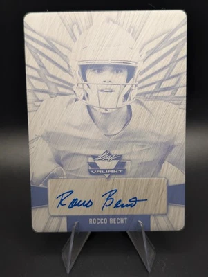 2022 Leaf Valiant Rocco Becht Black Printing Plate Portrait Auto - 1/1 Cyclones - Image 1 of 2