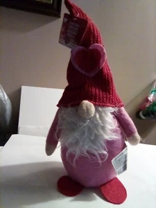 12" Valentine's Day Gnome Plush Decor FREE SHIPPING - Picture 1 of 3