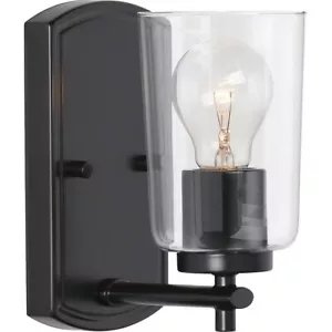 Progress Lighting Adley Collection 1-Light Clear Glass New Traditional Bath - Picture 1 of 8