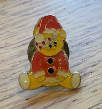 Vintage 1993 Pudsey as Santa Children in Need Pin Badge Father Christmas