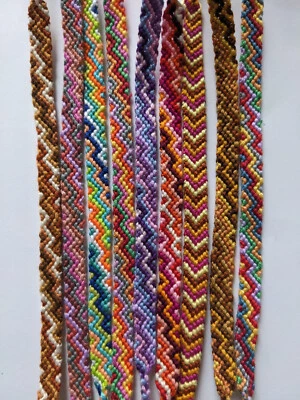 Freundschaftsarmband Freundschaftsband geknüpft Ethno Bunt geflochten - Bild 1 von 3