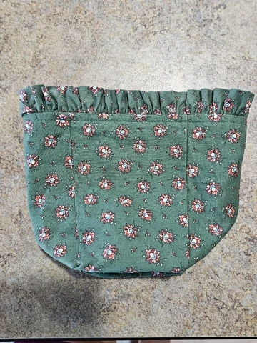 Longaberger Small Spoon / Medium Peg Liner - ONLY Bittersweet Green Vintage Cover