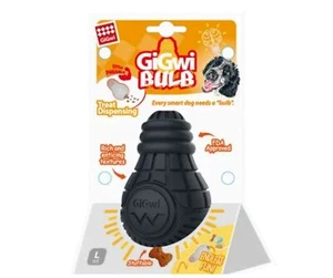 Gigwi Bulb Non-Toxic Rubber Treat Dispenser Dog Toy Large - Picture 1 of 1