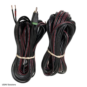Bose Lifestyle Rear Speaker Cable RCA to Bare Wire 50ft - Pair - Picture 1 of 4