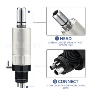 ETERFANT Dental Low Speed Handpiece Air Motor Micromotor 4 Hole E-type NSK Style - Picture 1 of 16
