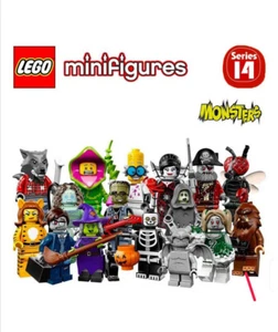 Collectible LEGO Series 14 Monster Minifigures Complete Set Of 16 Fast Shipping - Picture 1 of 3
