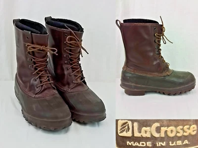 LaCrosse Insulated Hunting Boots Men's 16 Waterproof Brown Lace Up #J3589 - Image 1 of 4