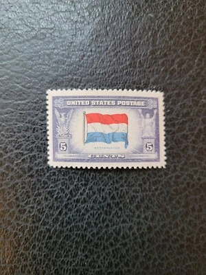 United States #913a MLH, 1943 Occupied Nations Reverse Printing, 2019 APEX Cert - Image 1 of 3