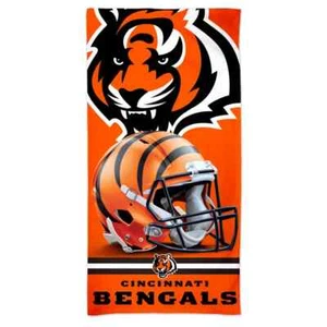 CASCO CINCINNATI BENGALS 30"X60" SPECTRA TOALLA DE PLAYA NUEVO WINCRAFT - Imagen 1 de 1
