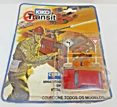 Kiko Transit Corgi Fire Chief Austin Mini Metro Playset Rare made Brazil - Image 1 of 4