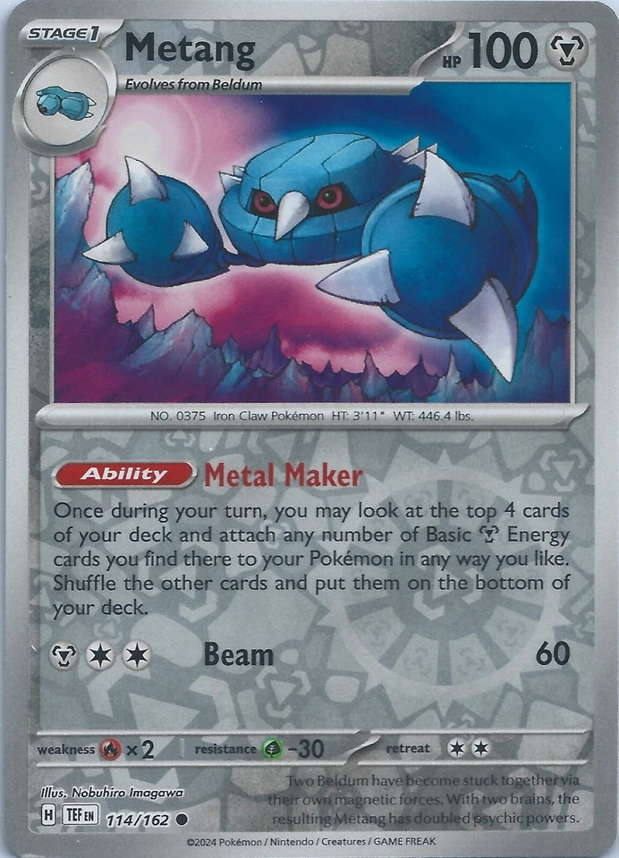 Metang 114/162 Sv05: Temporal Forces Reverse Holo - Image 1 of 1