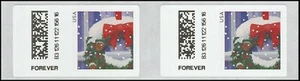 US CVP100 Holiday Windows Wreath Kiosk ATM F horz pair MNH 2016 - Picture 1 of 1