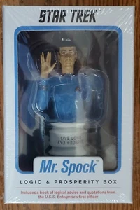 2013 Star Trek Mr. Spock Logic & Prosperity Bust with Exclusive Book - Picture 1 of 6