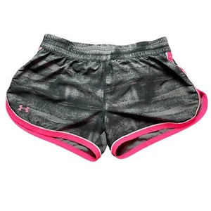 Under Armour Heat Gear Shorts Black Pink Breast Cancer Awareness Womens Size XS - Picture 1 of 9