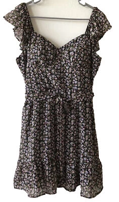 Vestido patinador LILY ROSE para mujer semi transparente forrado talla XXL sujetador moldeado para jóvenes nuevo Foto 1 de 4